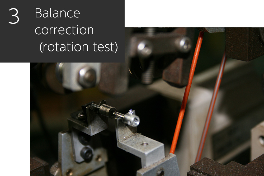 3 Balance correction (rotation test)